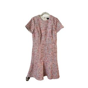 Ann Taylor Multicolor Tweed Dress size 4